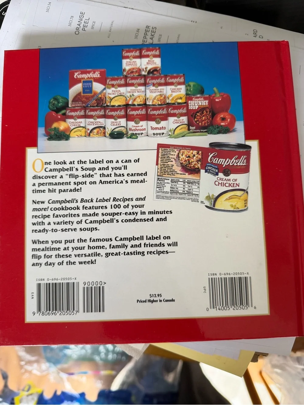 Campbell's Condensed Soup Back Label Recipes and More Cookbook Recipe Booklet